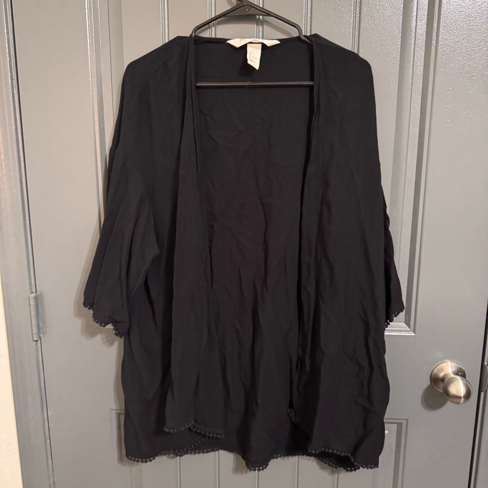 H&M Coachella Collection Black Cover Up